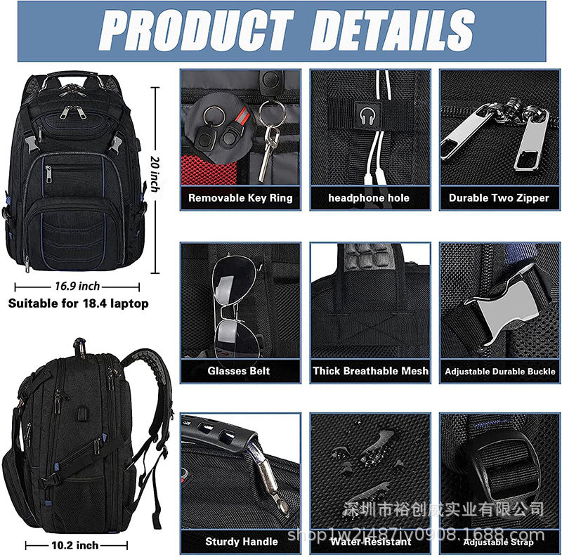 Versatile Tech Backpack with Multiple Compartments Kalsten