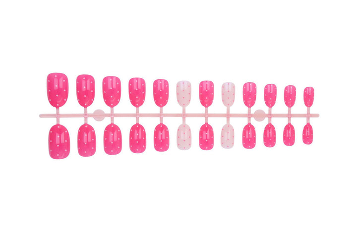 Artificial nail set with creative dots and elegant designs Kalsten