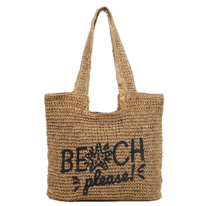 Beach bag with Embroidered Lettering Kalsten