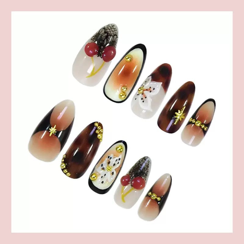 Artistic Press-On Nail Set