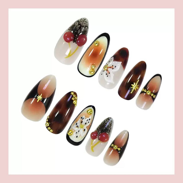 Artistic Press-On Nail Set