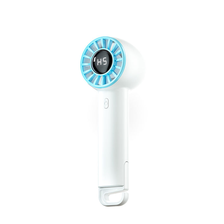 Women Portable Handheld Fan with LCD Display Kalsten