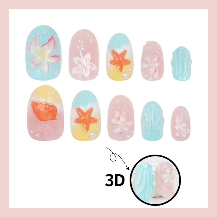 Maritime Artificial Nail Set Kalsten