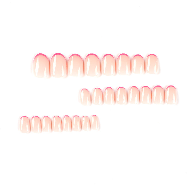 Artful Nail Extensions with Gradient and Accents Kalsten