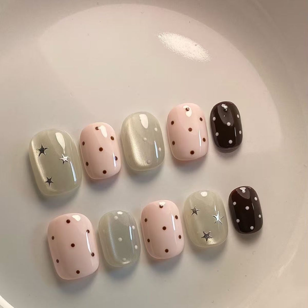 Artistic Short Nail Design