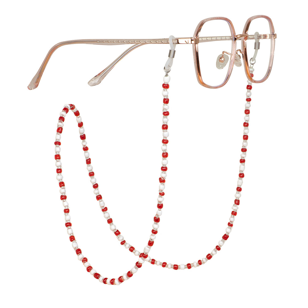 Beaded Eyewear Chain with Flexible Holders Kalsten