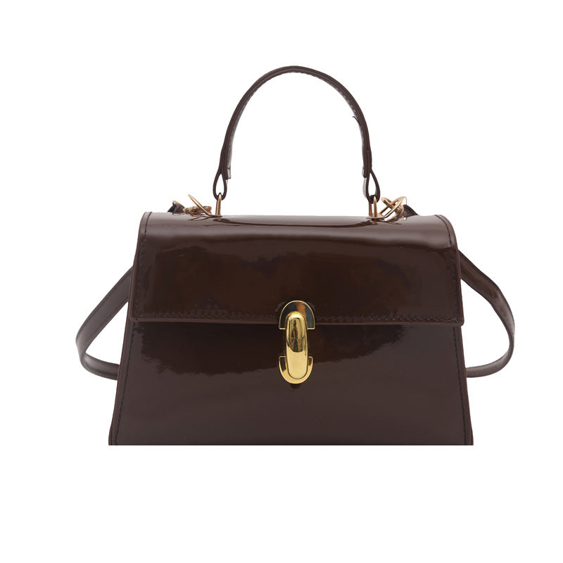 Luxury Patent Leather Satchel