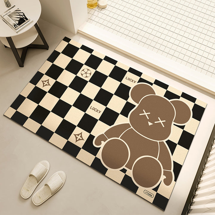 Fun Family-Themed Indoor Floor Mat