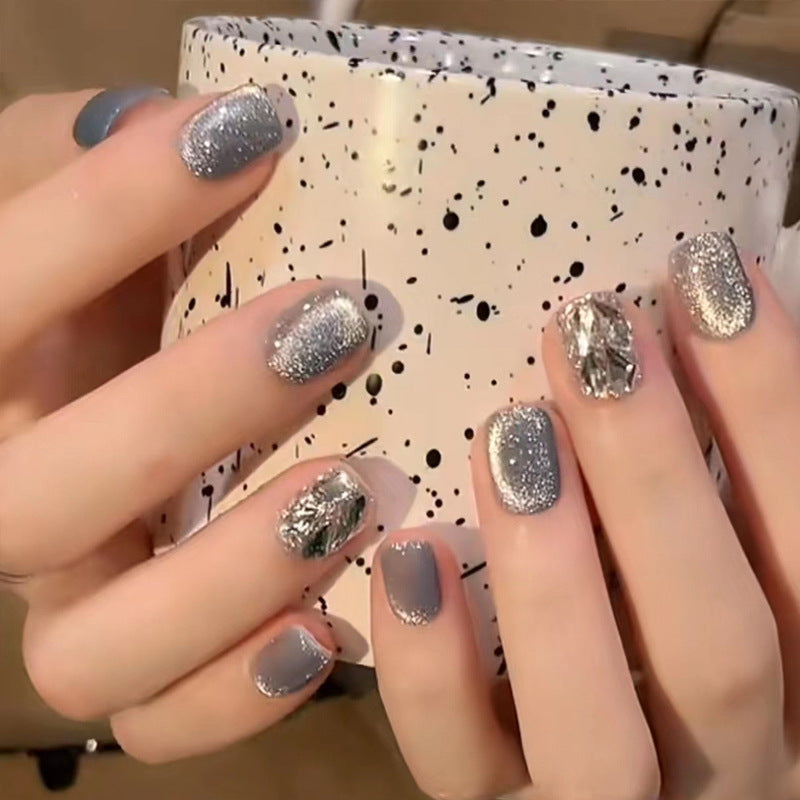 Ombre Press-On Nails with Glossy Finish Kalsten