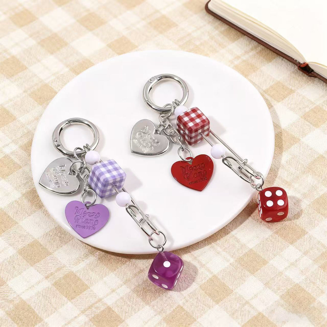 Playful Dice-Inspired Keychain Kalsten