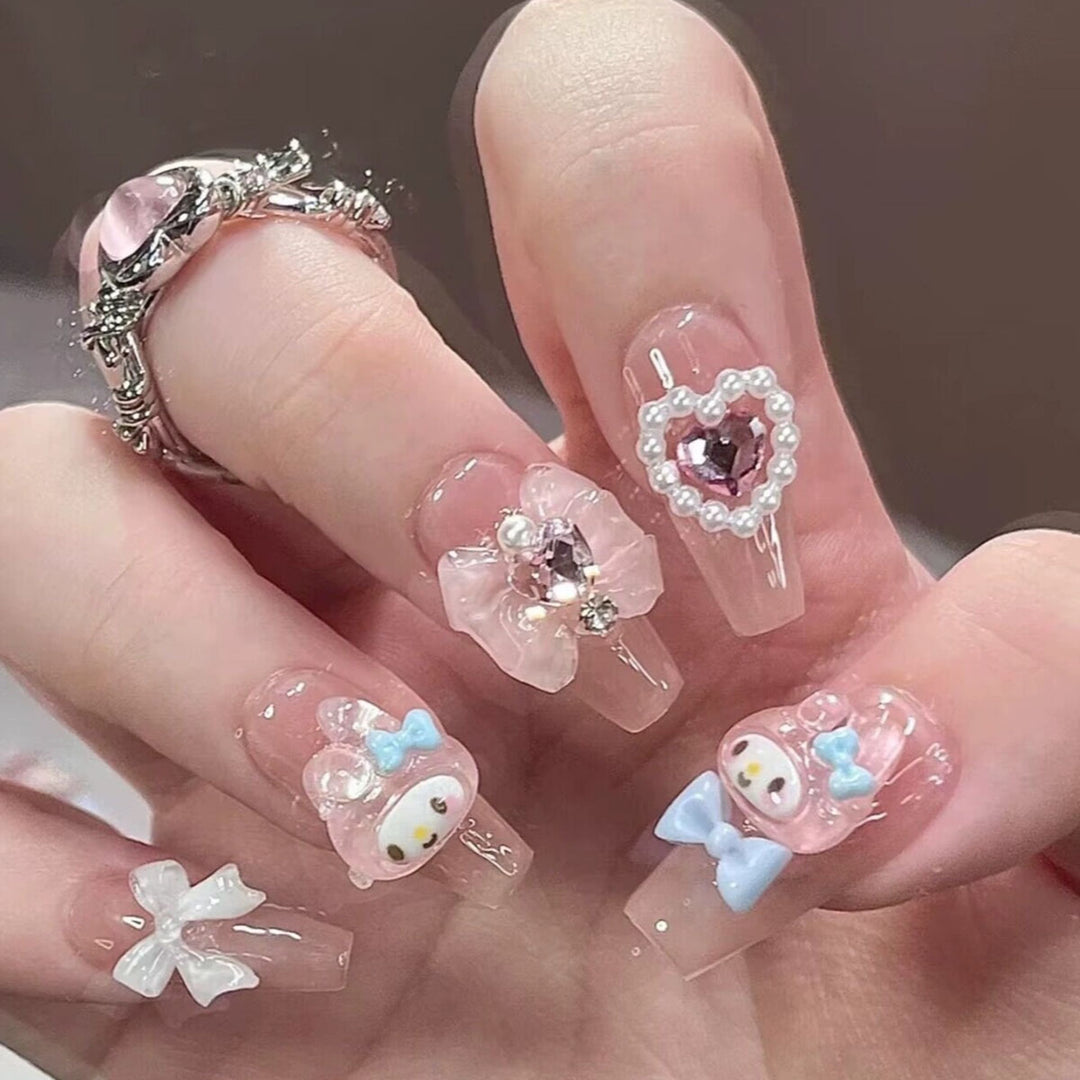 Decorative Character Press-On Nails