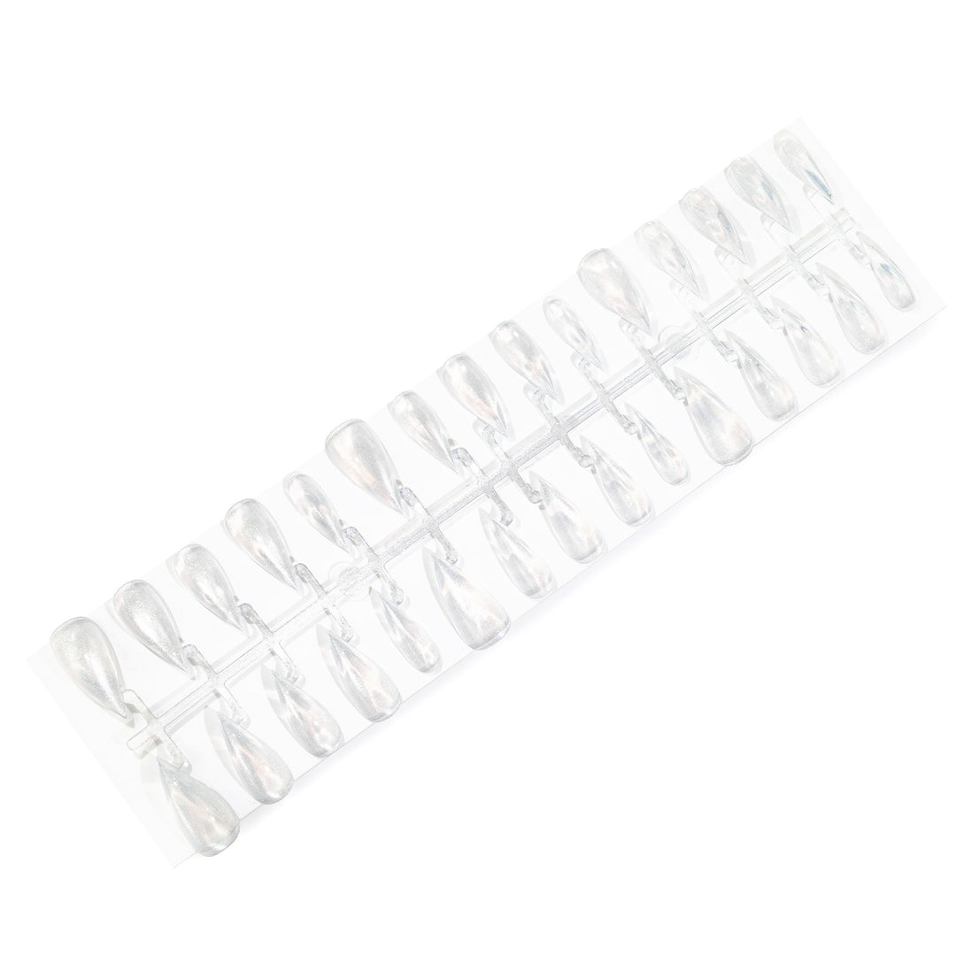 Premium Clear Press-On Nail Set