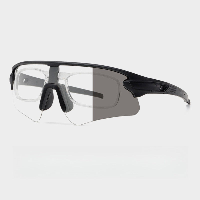 Unisex sporty high-performance sunglasses with aerodynamic design and adjustable nose pad Kalsten