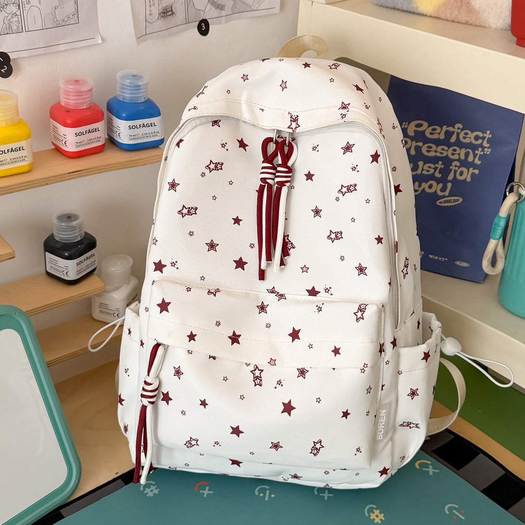 Casual Lightweight Star-Printed Backpack Kalsten