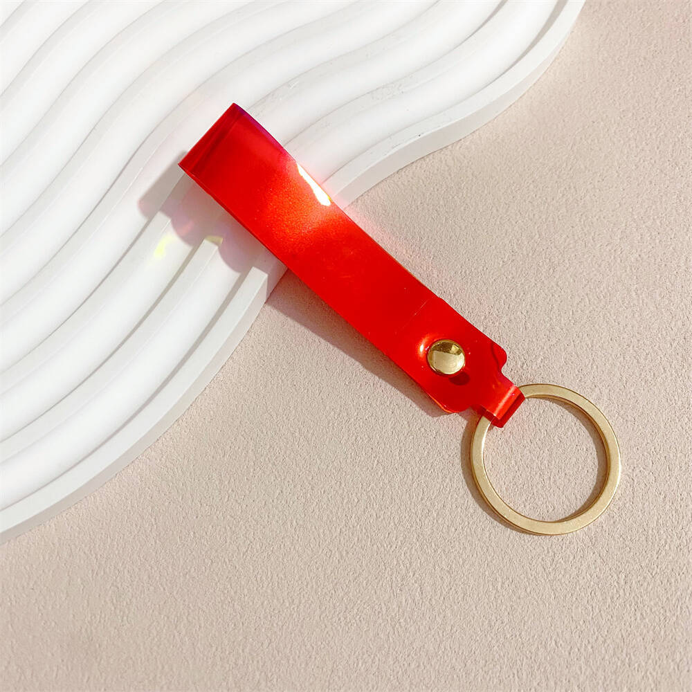 Colorful Iridescent Acrylic Keychain kalsten
