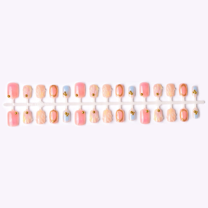 Elegant Decorative Press-On Nail Art Set Kalsten