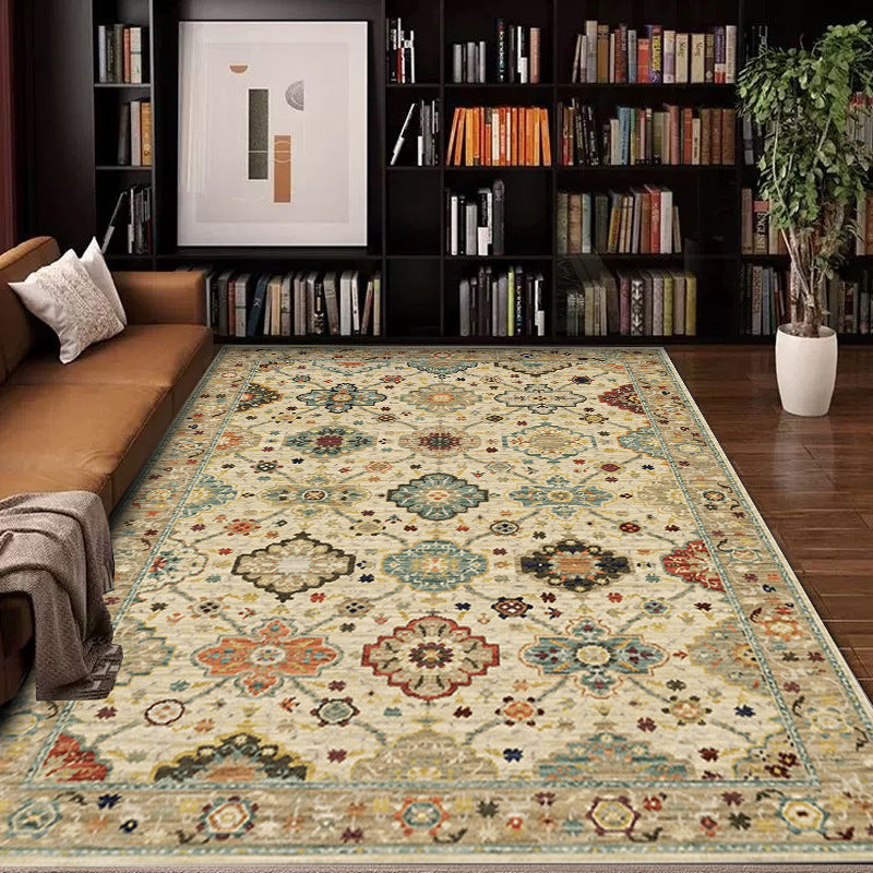 Vintage-Inspired Geometric Area Rug