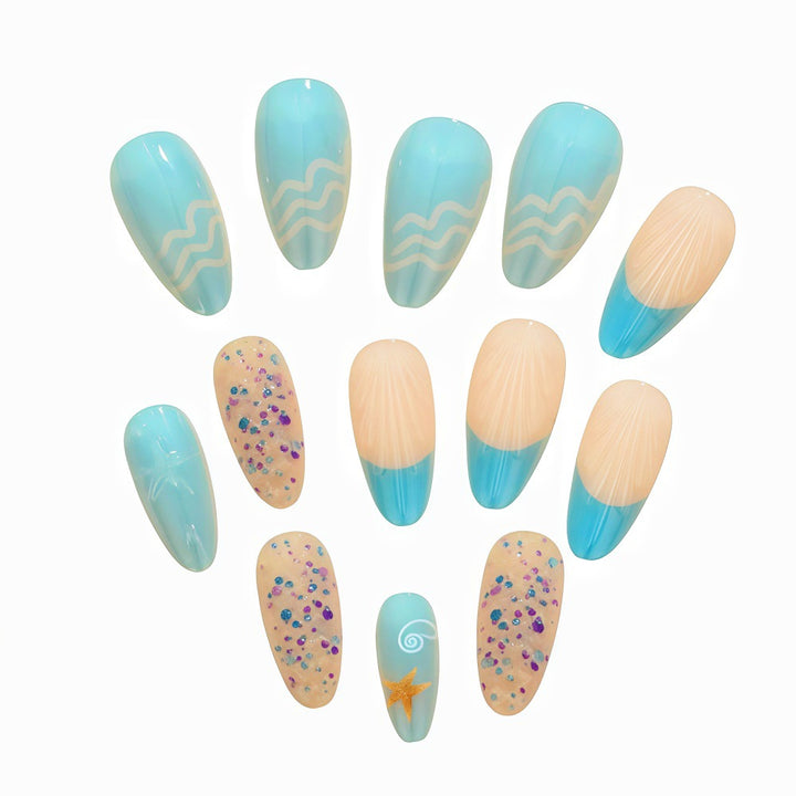 Creative artificial nails in maritime design Kalsten