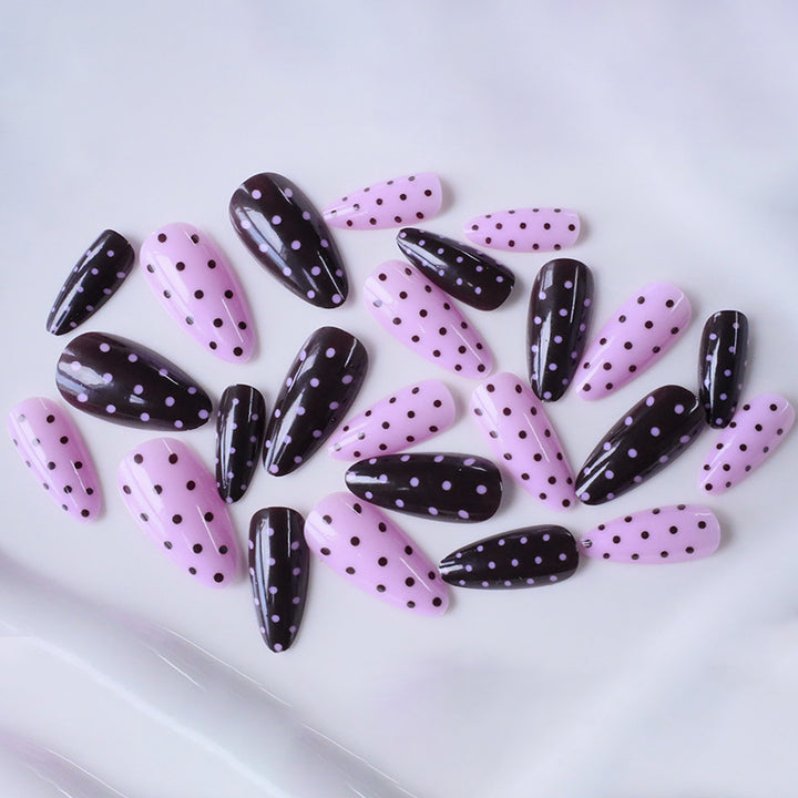 Artistic Polka Dot Nail Enhancements Kalsten