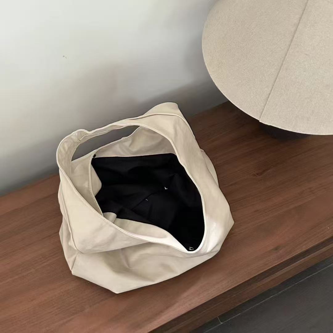 Oversized Slouchy Leather Shoulder Bag