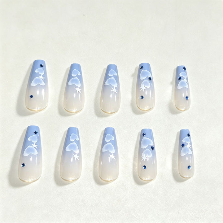 Artistic Press-On Nail Art Tips Kalsten