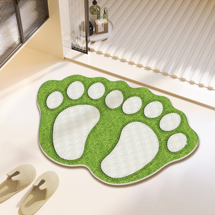 Fun Paw Print Bath Mat Kalsten