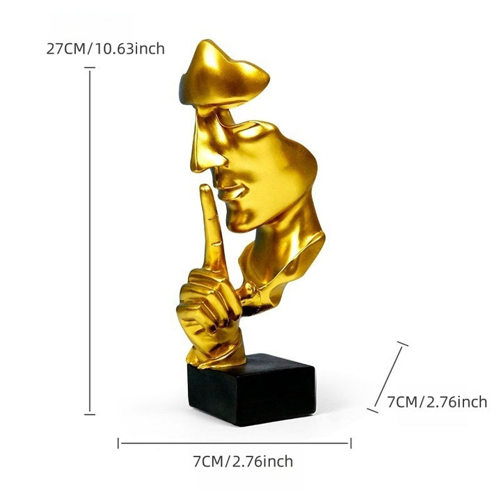 Artful figure with shield motif Kalsten