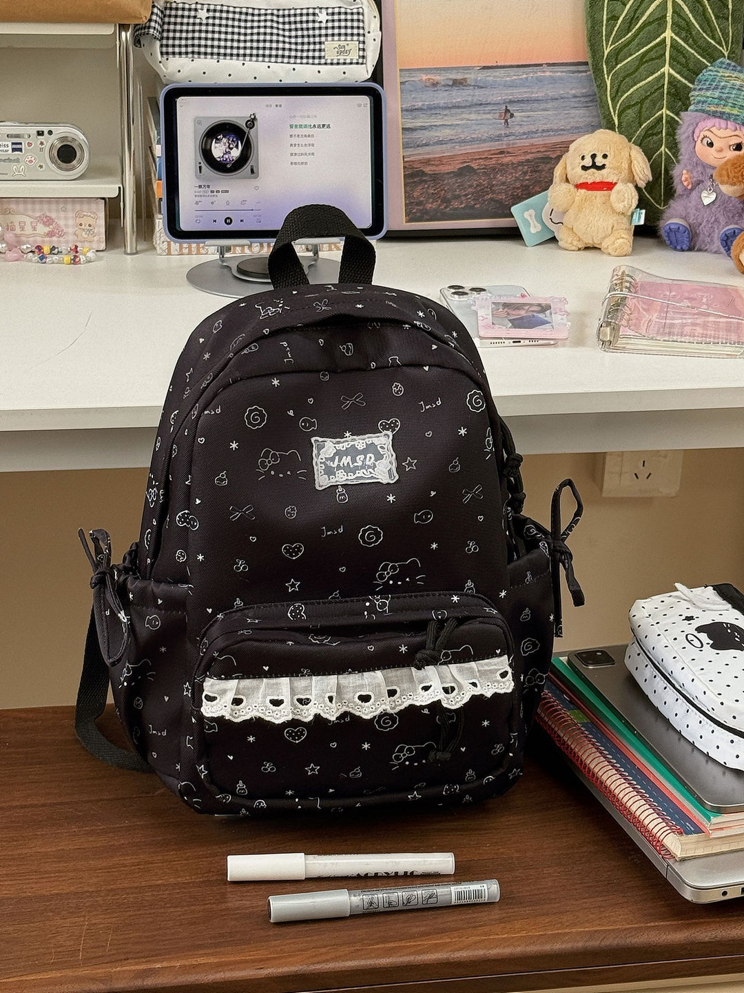 Cute Illustrated Patterned Backpack Kalsten 1791205714