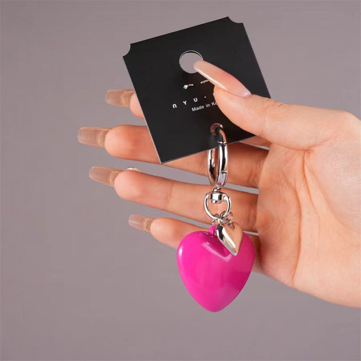 Heart-Shaped Charm Keychain Kalsten