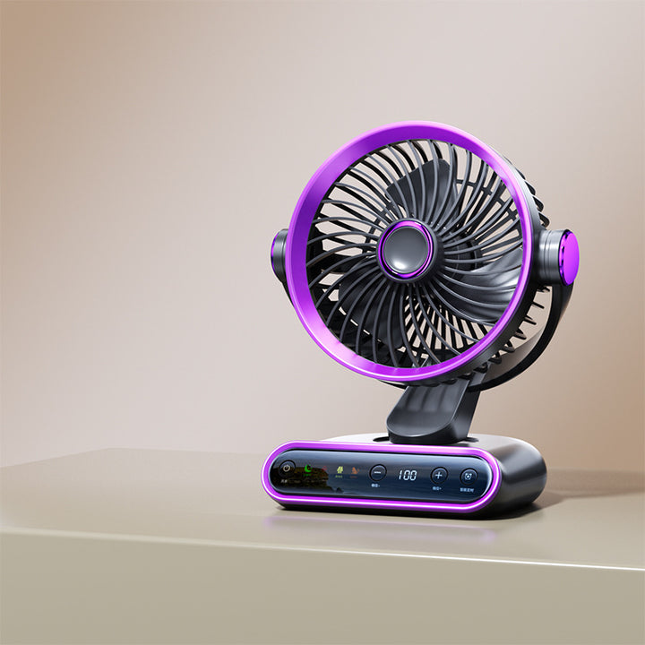 Women's Portable Air Circulation Stand Fan with Digital Control Kalsten