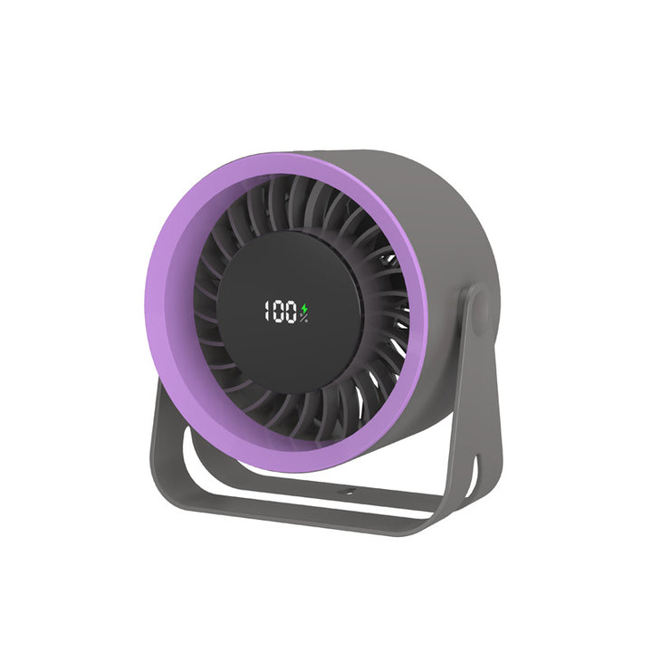 Unisex portable USB fan with integrated battery and LED battery indicator Kalsten