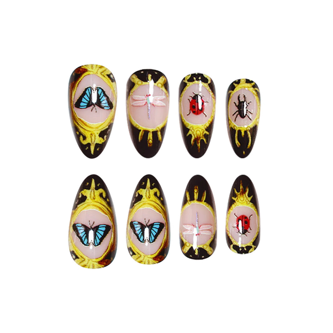 Ornate Insect-Themed Nail Art Extensions Kalsten
