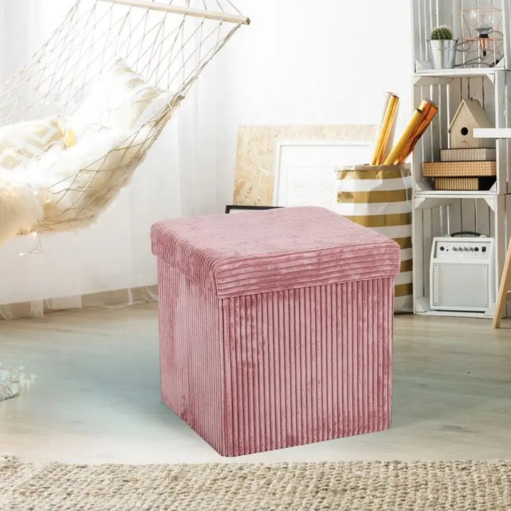 Elegant Upholstered Storage Stool Kalsten