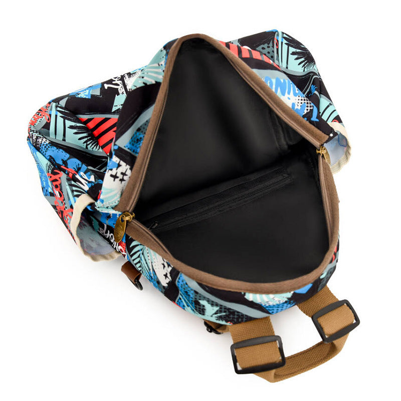 Trendy Graphic Print Backpack Kalsten