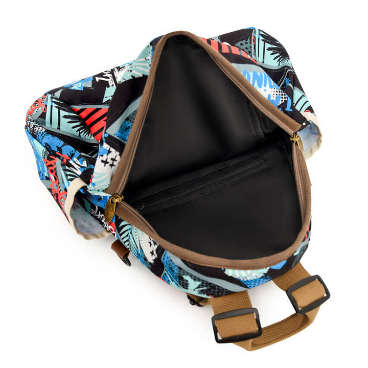Trendy Graphic Print Backpack Kalsten