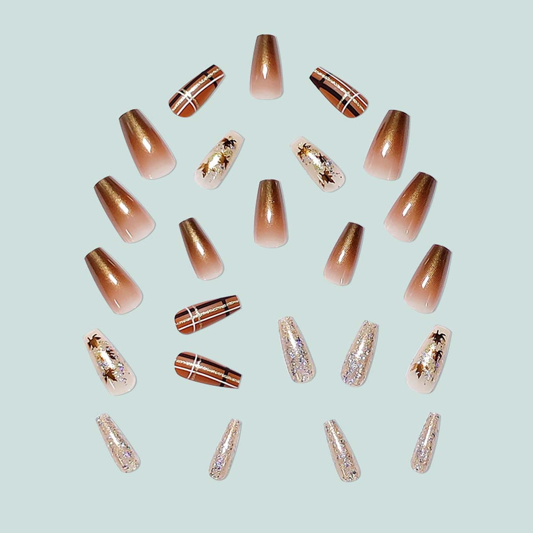 Artful nail art with sparkling accents Kalsten