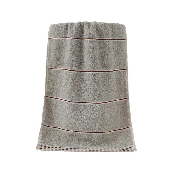 Luxury terry towel with modern check pattern Kalsten
