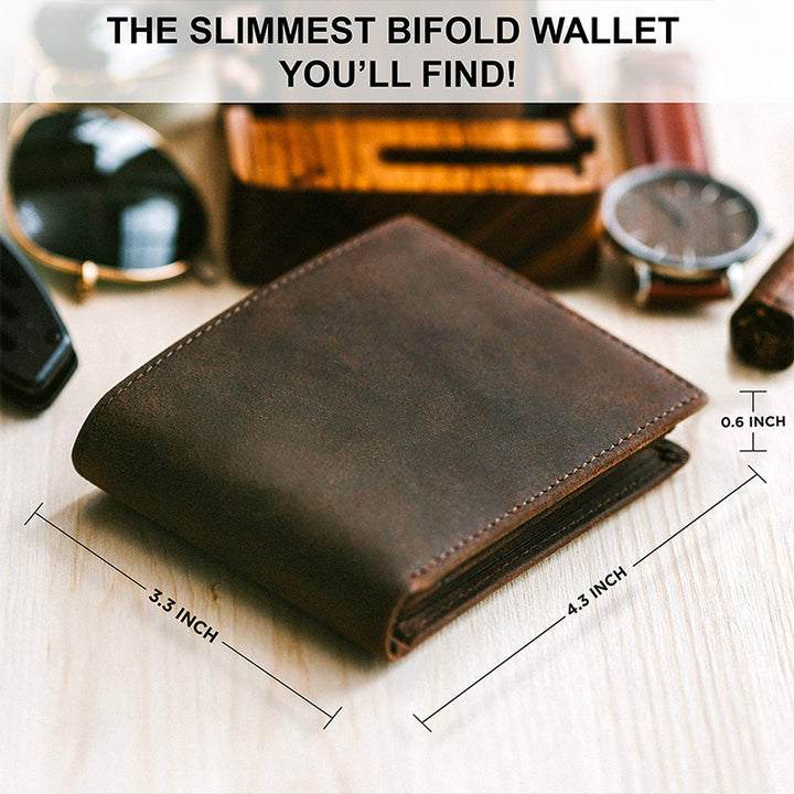 Elegant Leather Billfold Wallet Kalsten
