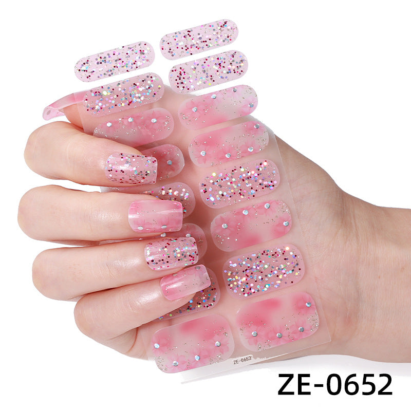 Decorative Glitter Nail Wraps