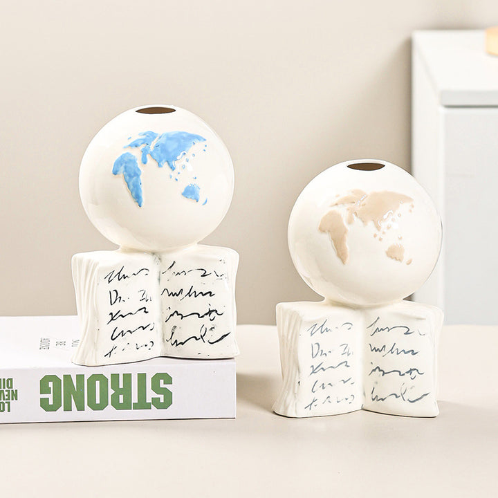 Elegant Ceramic Globe Bank Kalsten
