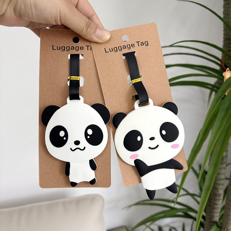 Cute Panda-Themed Luggage Tag Kalsten