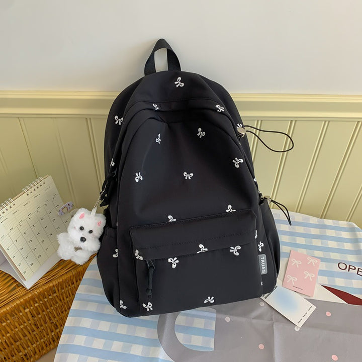 Floral Embroidered Daily Backpack Kalsten