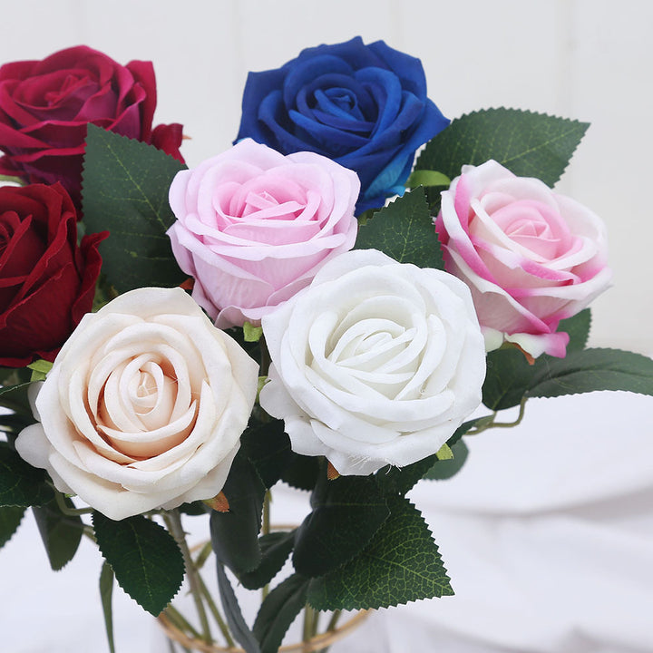 Realistic Faux Rose Bouquet