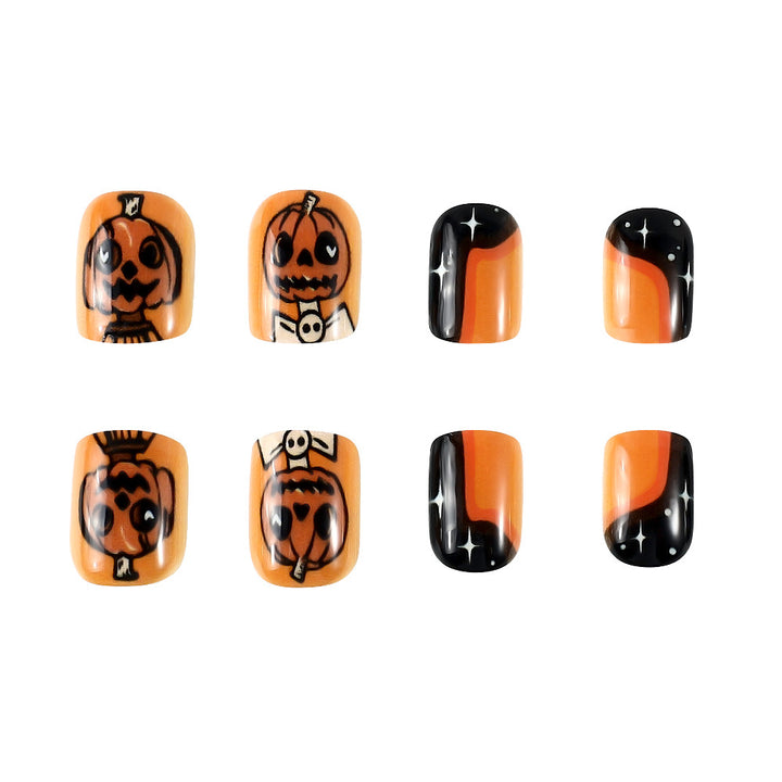 Halloween-Themed Artistic Press-On Nails Kalsten 1787543133