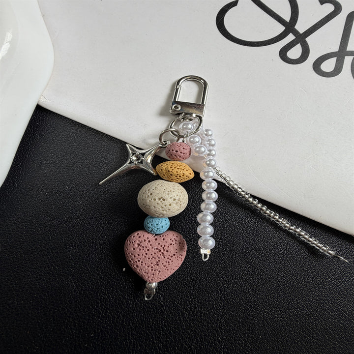 Decorative Beaded Charm Keychain Kalsten 1790135647