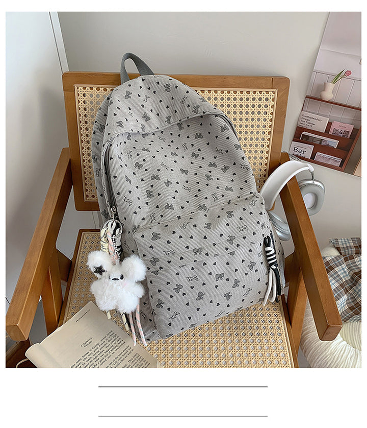 Cute Decorative Pattern School Backpack