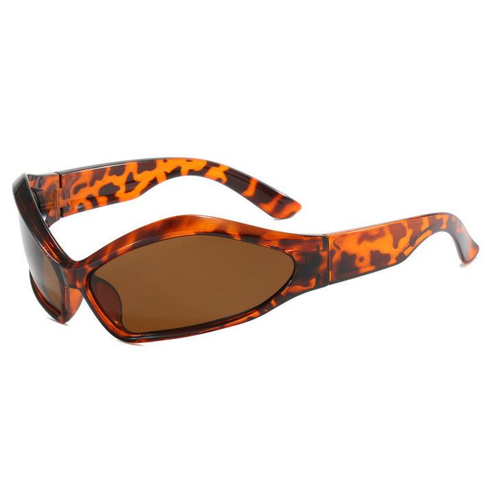 Women's Sporty Sunglasses with Aerodynamic Design Kalsten