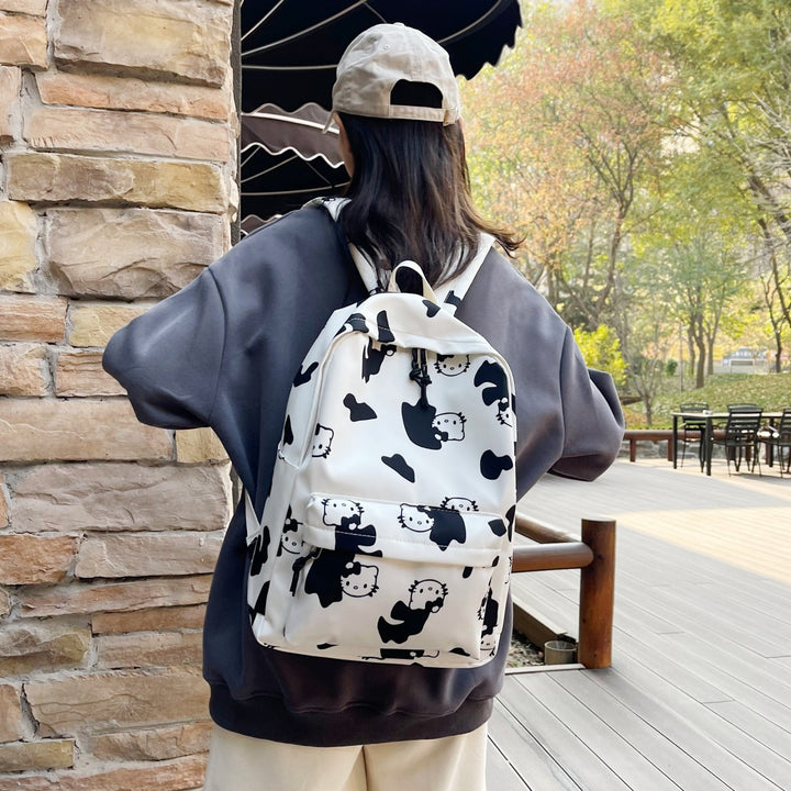 Cartoon Character Print Backpack Kalsten