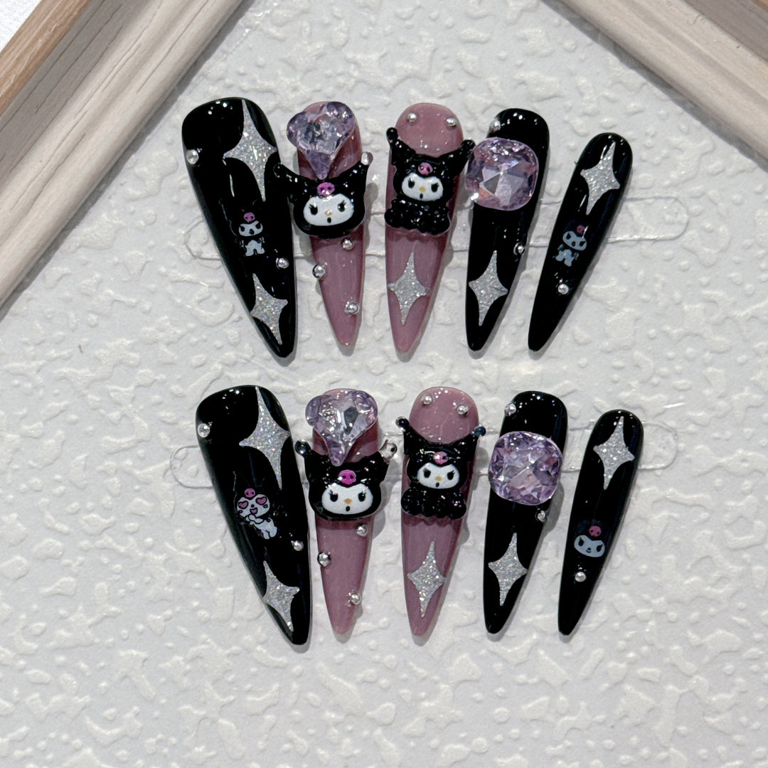 Thematic Decorative 3D Nail Art Set
