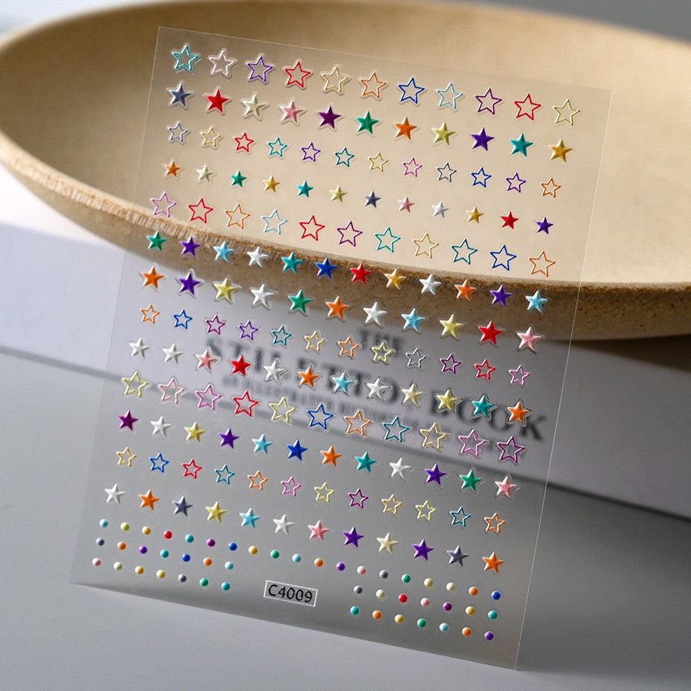Decorative Star Nail Art Stickers